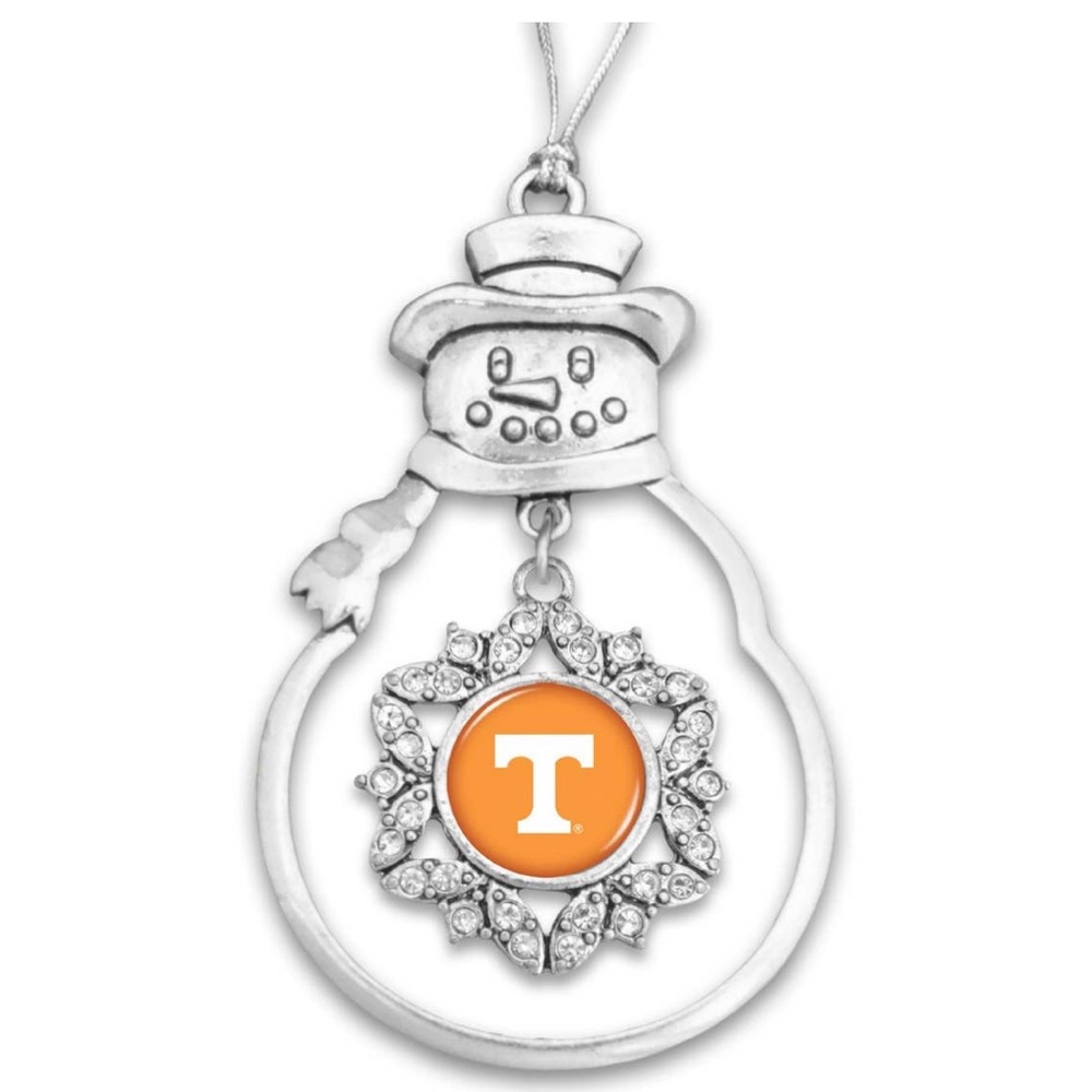 Tennessee Volunteers NCAA Snowman Ornament
